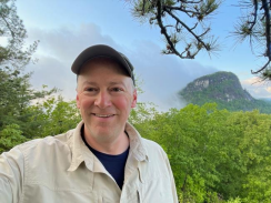 David Voelker smiles at the camera