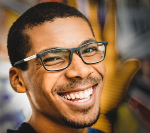 Charles Orgbon smiles at the camera