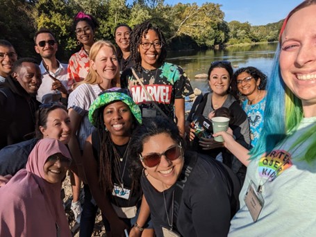 2023 CEE Change Fellows Group Photo on the Potomac River