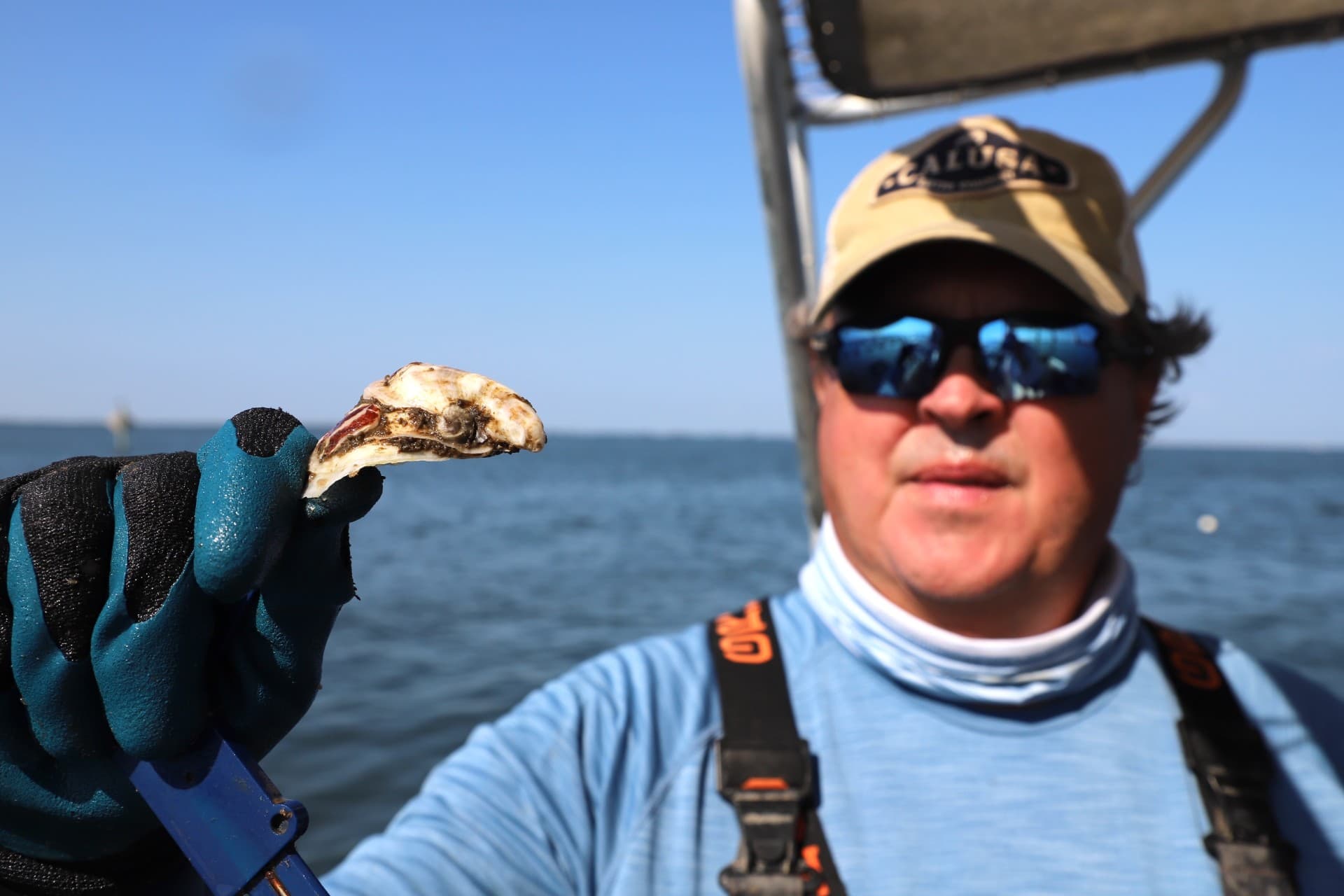 Reed Smith of Calusa Oyster Company, a farm based in Lower Tampa Bay, will be featured in our exhibit.