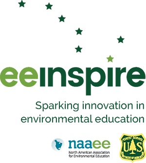 eeINSPIRE logo with green stars