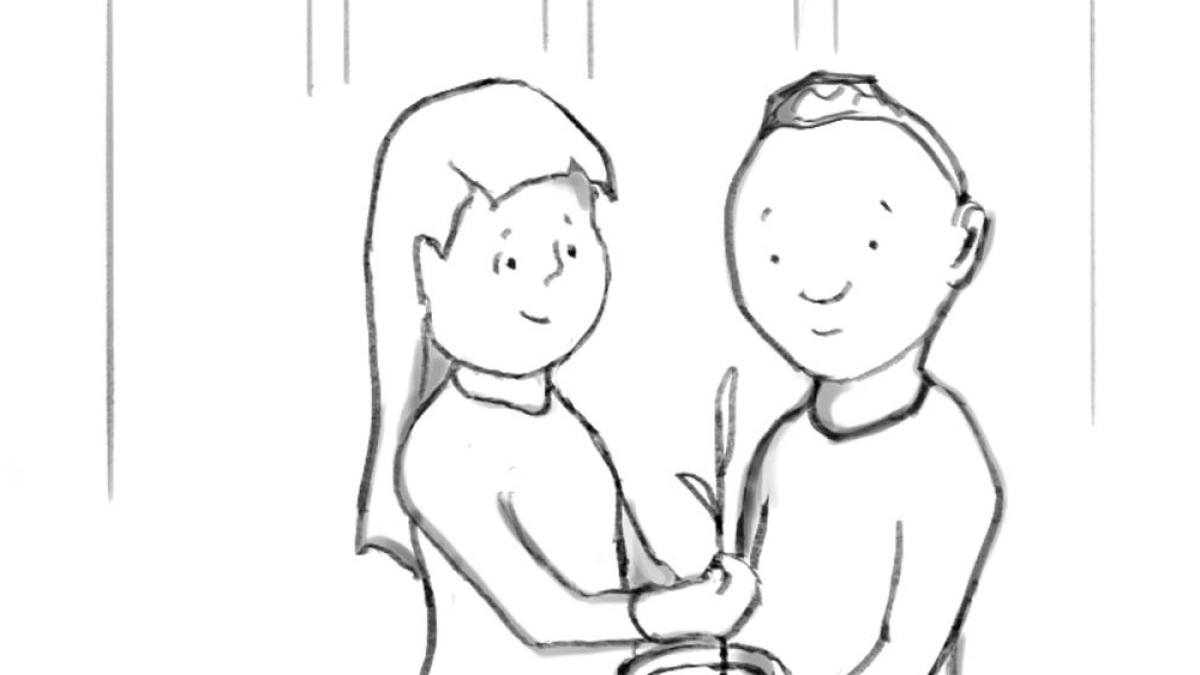 eelearn illustration - people with plant