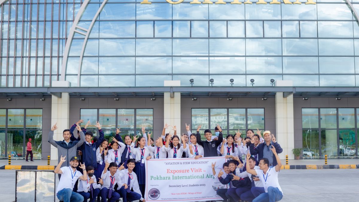 Exposure visit to Airport as part of Aviation and STEM education