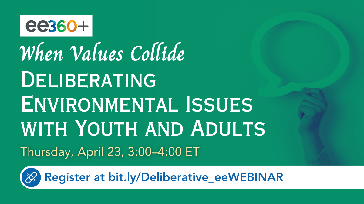 Hand holds speech bubble in green-tinted image