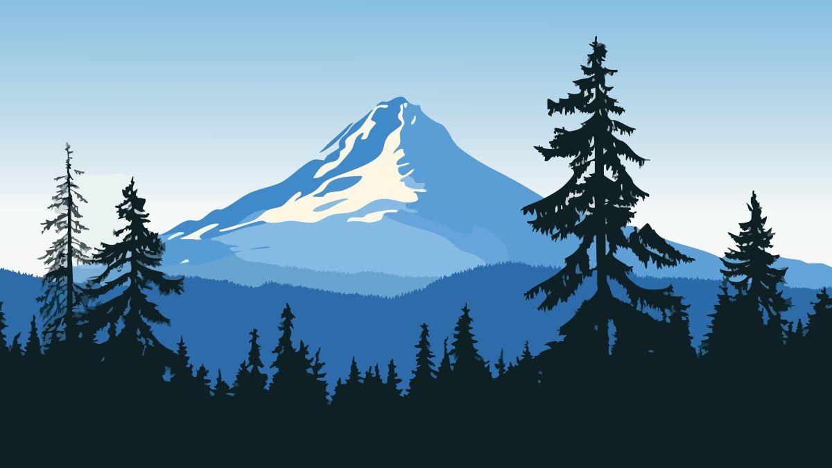 Illustration of Mt. Hood