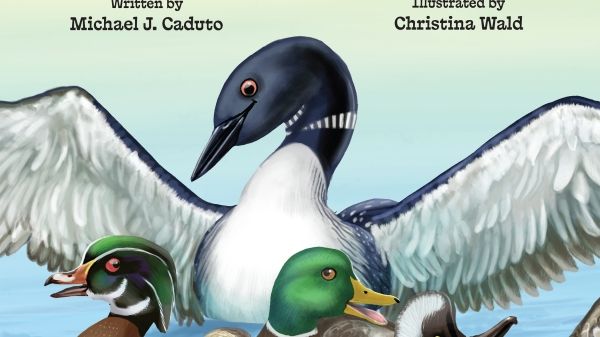 Cover: THE DAY THE POND FLEW SOUTH by Michael J. Caduto & Christina Wald (Pelican Publishing)