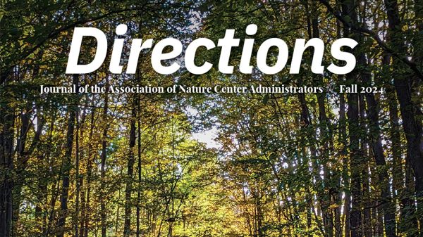 Directions, Fall 2024 A magazine cover featuring a picture of a trail in early autumn. At the top, "Directions" in large text.