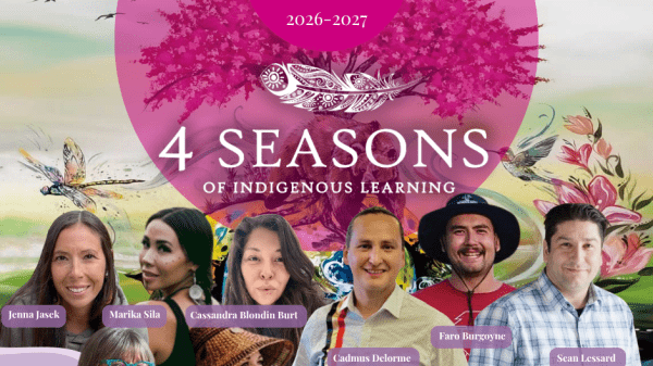 4 Seasons of Indigenous Learning courses flyer