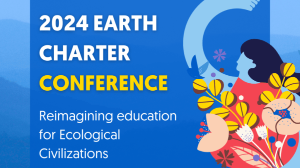 Poster for the Earth Charter Conference in Florida