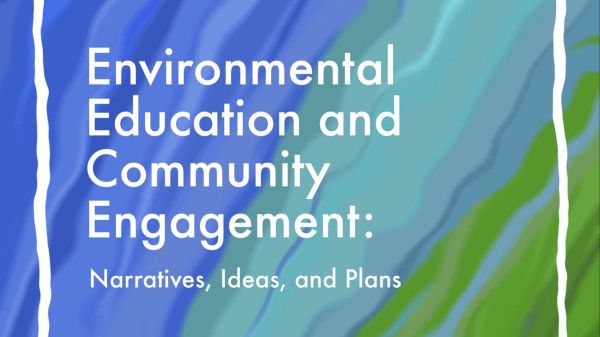The book cover: Environmental Education and Community Engagement