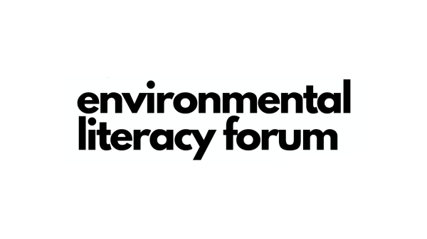 Environmental Literacy Forum Black text on white background reads "environmental literacy forum"