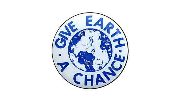 Give Earth A Chance logo (created in 1969)