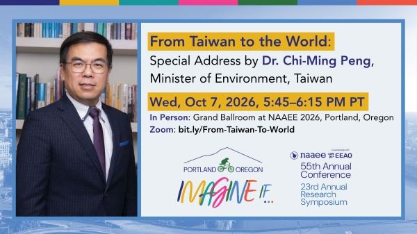 Dr. Chi-Ming Peng, Minister of Environment, Taiwan
