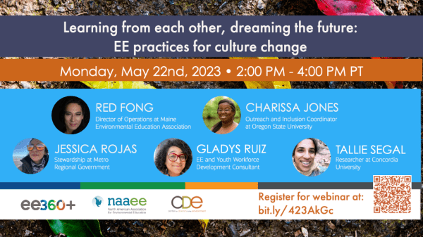 Learning from each other, dreaming the future: EE practices for culture change Webinar: Learning from each other, dreaming the future: EE practices for culture change