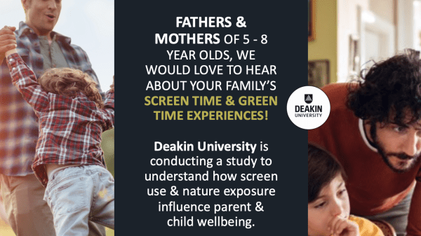 Screen Time & Green Time Study Screen Time & Green Time Flyer