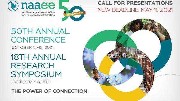 NAAEE 50th Annual Conference and 18th Annual Research Symposium. Call for Presentations, New Deadline: May 11, 2021. The Power of Connection. We're going virtual again!