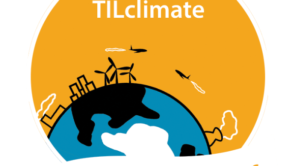 Illustration of a globe framed in a circle with text on the bottom that reads "Guide for Educators"