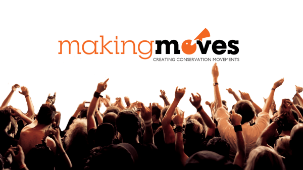 Making Moves: Creating Conservation Movements Crowd raising hands