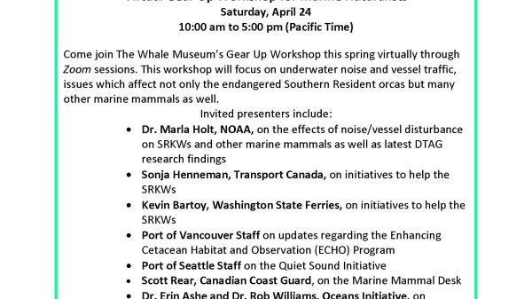 Virtual Gear Up Workshop for Marine Naturalists