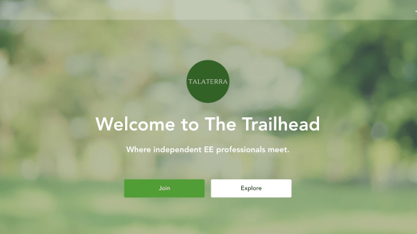 The Trailhead landing page