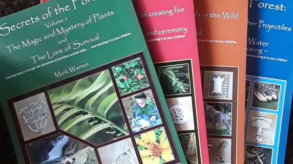 four copies of the Secrets of the Forest books