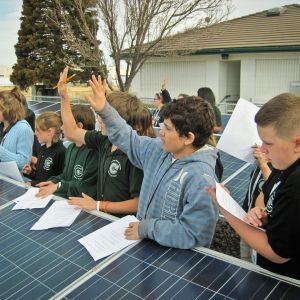 Black Rock Solar Field Trip to The Children's Cabinet with Clayton Middle School