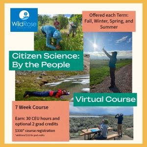 Graphic poster image for "Citizen Science: By the People"