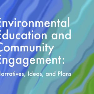 The book cover: Environmental Education and Community Engagement