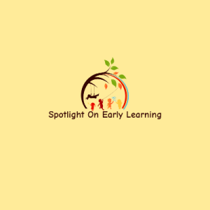 Yellow banner with the Spotlight on Early Learning logo and the title “Risky Play from the Start: Infants & Toddlers.”