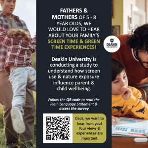 Screen Time & Green Time Flyer 