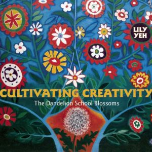 Book cover with colorful flowers and title Cultivating Creativity