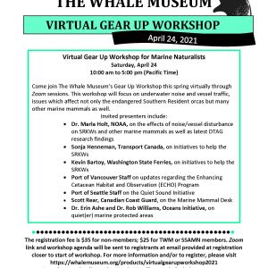 Virtual Gear Up Workshop for Marine Naturalists