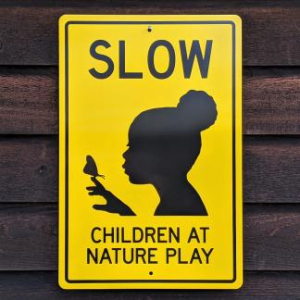 Slow: Children at Nature Play Logo