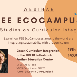 Webinar, FEE Ecocampus, January 19, 2021 14:00 CET