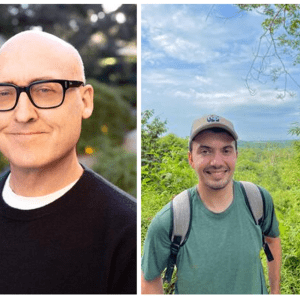 Mike Mitchell (Kung Fu Panda 4 director) and Alexander Nicolas (WWF Wildlife Conservation Senior Program Officer)