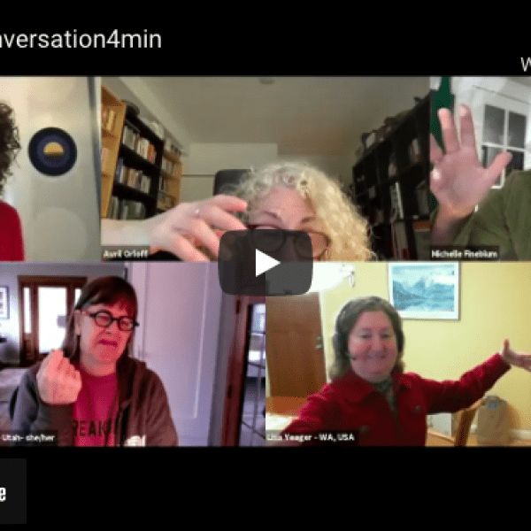 Online Workshop Attendees in Action