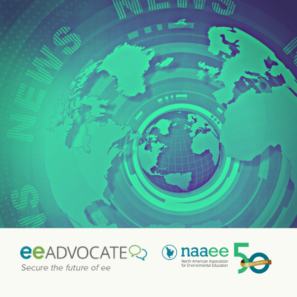 News graphic in blue-green. 