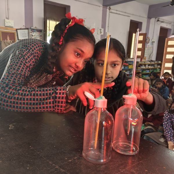 Students doing group activity